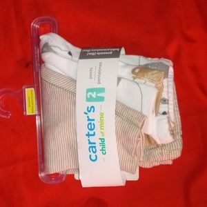 2 pack Carter's Preemie pants